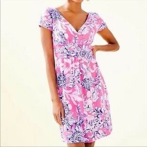 NWT Lilly Pulitzer Winslow Pink Tropic Dress S